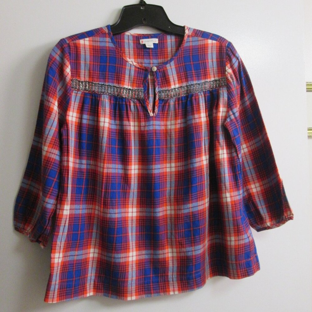 Crewcuts Girl's multicolor plaid tunic